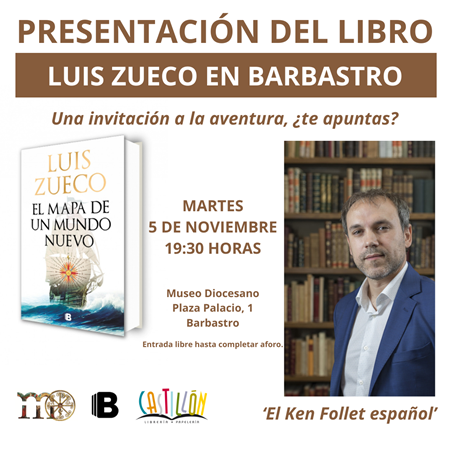 Noviembre literario de lujo con Librería Castillón y el Museo Diocesano Barbastro-Monzón | Librería Castillón - Comprar libros online Aragón, Barbastro