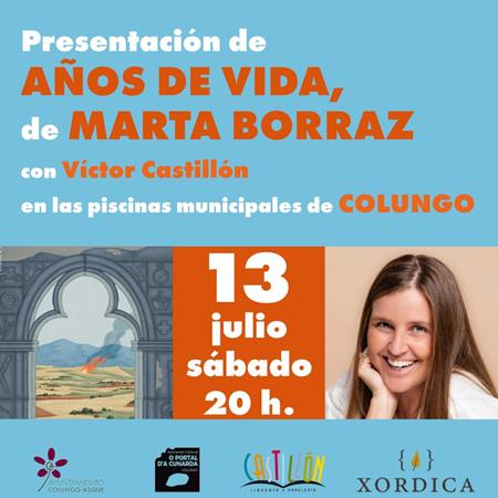 Presentación en Colungo del libro "Años de vida" de Marta Borraz | Librería Castillón - Comprar libros online Aragón, Barbastro