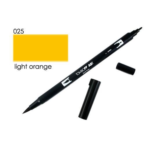 ROTULADOR TOMBOW DUAL BRUSH COLOR LIGHT ORANGE ABT 025 | 4901991901122 | Librería Castillón - Comprar libros online Aragón, Barbastro