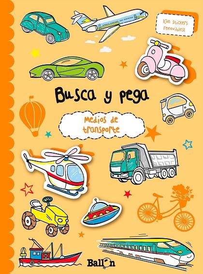 MEDIOS DE TRANSPORTE BUSCA Y PEGA | 9789037496888 | AA.VV | Librería Castillón - Comprar libros online Aragón, Barbastro