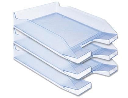 BANDEJA SOBREMESA PLASTICO Q-CONNECT AZUL CLARO TRANSPARENTE KF04202 36189 | 5705831042025 | Librería Castillón - Comprar libros online Aragón, Barbastro