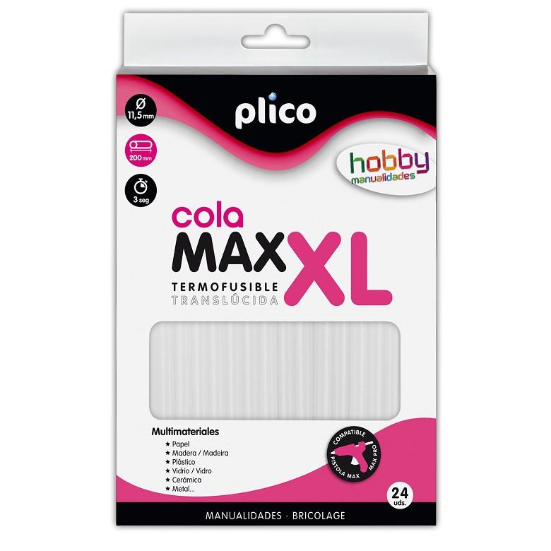 BARRA COLA TERMOFUSIBLE MAX XL 195X11.5mm CAJA 24 UNIDADES | 8437013133814 | Librería Castillón - Comprar libros online Aragón, Barbastro