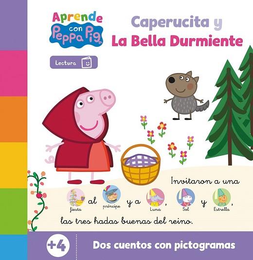 Peppa Pig. Lectoescritura - Aprende con Peppa. Caperucita y La bella durmiente | 9788448868482 | Hasbro/eOne | Librería Castillón - Comprar libros online Aragón, Barbastro