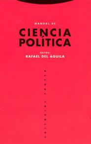 MANUAL DE CIENCIA POLITICA | 9788481641899 | AGUILA, RAFAEL DEL | Librería Castillón - Comprar libros online Aragón, Barbastro