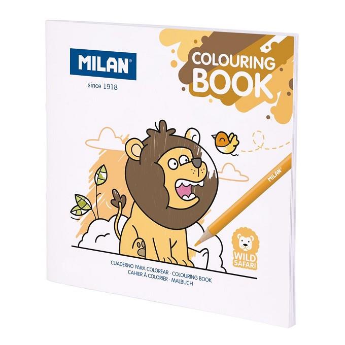 CUADERNO PARA COLOREAR MILAN WILD SAFARI | 8411574109303 | Librería Castillón - Comprar libros online Aragón, Barbastro