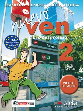 Nuevo ven 2 - libro del profesor + CD audio | 9788477118619 | Marín Arrese, Fernando / Morales Gálvez, Reyes / Castro Viudez, Francisca | Librería Castillón - Comprar libros online Aragón, Barbastro