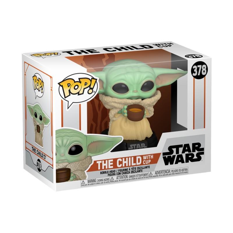 FUNKO POP MANDALORIAN BABY YODA CON CUENCO 378 | 889698499330 | Librería Castillón - Comprar libros online Aragón, Barbastro