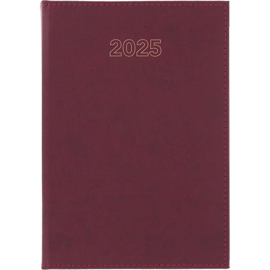 AGENDA 2025 ZURICH 16,5X24 DÍA PÁGINA VINILO TAPA DURA CUATRILINGUE BURDEOS FSC GRAFOPLÁS | 8413623173976 | Librería Castillón - Comprar libros online Aragón, Barbastro