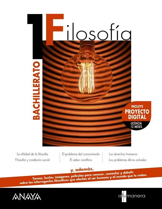 1º Bach Filosofía 1. | 9788469882016 | Corcho Asenjo, Alfredo / Corcho Orrit, Roger | Librería Castillón - Comprar libros online Aragón, Barbastro