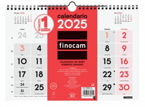 CALENDARIO PARED NÚMEROS GRANDES M 300mmx210mm 780000025 | 8422952380610 | Librería Castillón - Comprar libros online Aragón, Barbastro