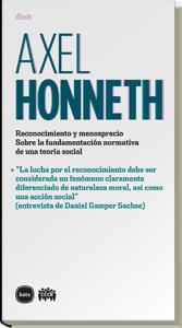 RECONOCIMIENTO Y MENOSPRECIO | 9788492946280 | HONNETH, AXEL | Librería Castillón - Comprar libros online Aragón, Barbastro