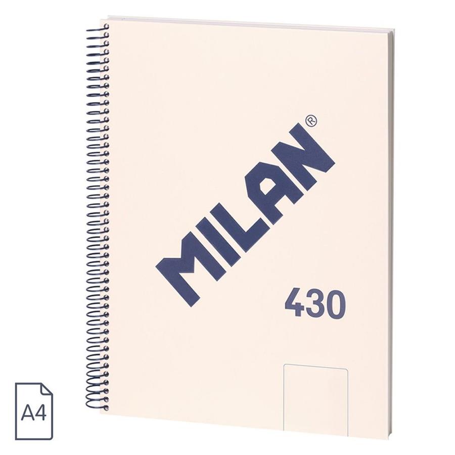 CUADERNO MILAN SERIE 1918 ESPIRAL A4 80H LISO BEIG | 8411574110262 | Librería Castillón - Comprar libros online Aragón, Barbastro