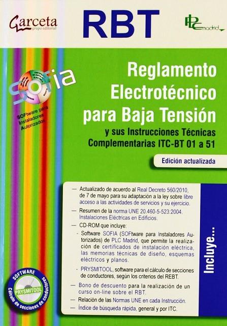 RBT 5 ED. - REGLAMENTO ELECTROTECNICO PARA BAJA TENSION | 9788415452225 | de Ciencia y Tecnología, Ministerio | Librería Castillón - Comprar libros online Aragón, Barbastro