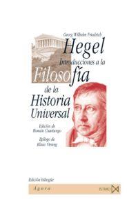 INTRODUCCIONES A LA FILOSOFIA DE LA HISTORIA UNIVERSAL | 9788470904493 | HEGEL, GEORG WILHELM FRIEDRICH | Librería Castillón - Comprar libros online Aragón, Barbastro