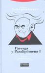 PARERGA Y PARALIPOMENA I 3ªED | 9788498791150 | Schopenhauer Arthur | Librería Castillón - Comprar libros online Aragón, Barbastro