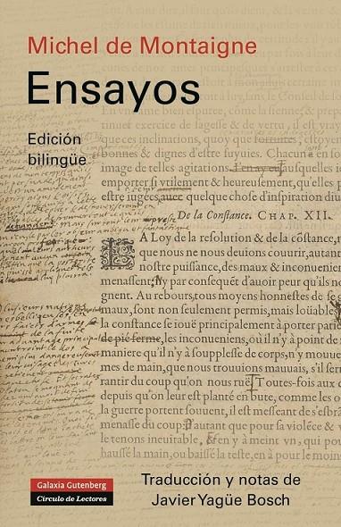 Ensayos (Michel de Montaigne) (ed.bilingüe) | 9788415472650 | Montaigne, Michel de | Librería Castillón - Comprar libros online Aragón, Barbastro