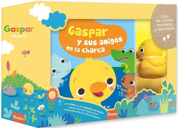 Libro de baño. Gaspar y amigos en la charca. Ecológico | 9791039526760 | Martinez Pena, Sigrid | Librería Castillón - Comprar libros online Aragón, Barbastro