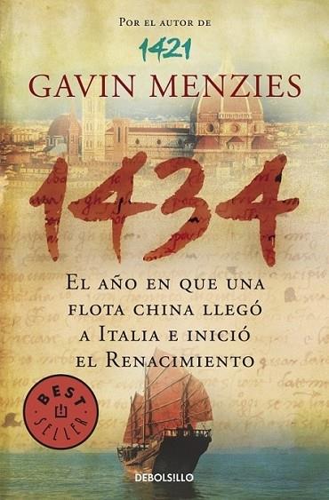 1434 : EL AÑO EN QUE UNA FLOTA CHINA LLEGÓ A ITALIA E INICIÓ EL RENACIMIENTO | 9788499083032 | MENZIES, GAVIN | Librería Castillón - Comprar libros online Aragón, Barbastro