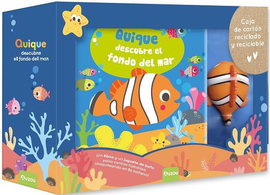 Libro de baño. Quique descubre el fondo del mar. Ecológico | 9791039526753 | Martinez Pena, Sigrid | Librería Castillón - Comprar libros online Aragón, Barbastro