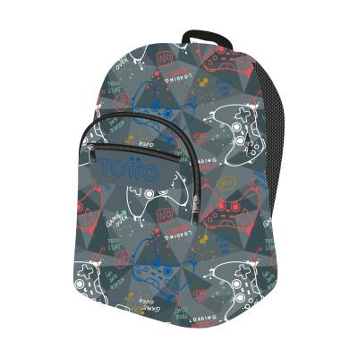 MOCHILA ESCOLAR ADAPTABLE A CARRO ACUARELES TOTTO 5DR | 7704758864961 | Librería Castillón - Comprar libros online Aragón, Barbastro