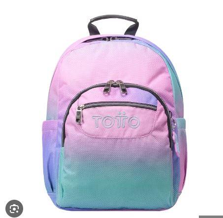 MOCHILA PORTA PC GOMMAS GLITTER TOTTO OKD | 7704758864480 | Librería Castillón - Comprar libros online Aragón, Barbastro