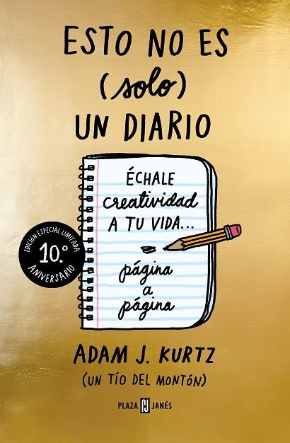 Esto no es (solo) un diario (edición 10.º aniversario) | 9788401029738 | Kurtz, Adam J. | Librería Castillón - Comprar libros online Aragón, Barbastro