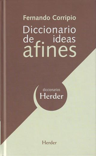 Diccionario de ideas afines | 9788425425004 | Corripio, Fernando | Librería Castillón - Comprar libros online Aragón, Barbastro