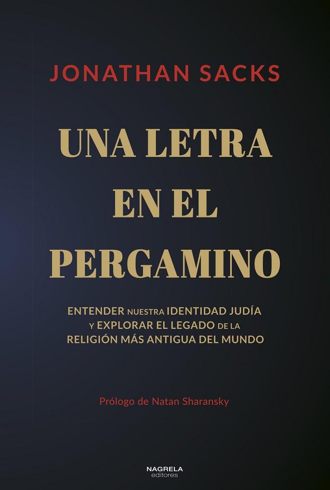 Una letra en el pergamino | 9788419426536 | Sacks, Jonathan | Librería Castillón - Comprar libros online Aragón, Barbastro