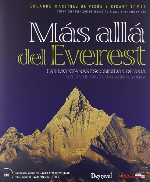 MAS ALLA DEL EVEREST | 9788498292534 | MARTINEZ DE PISON, EDUARDO; TOMAS, RICARDO | Librería Castillón - Comprar libros online Aragón, Barbastro