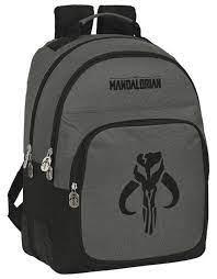 MOCHILA  DOBLE ADAPTABLE A CARRO THE MANDALORIAN | 8412688450343 | Librería Castillón - Comprar libros online Aragón, Barbastro