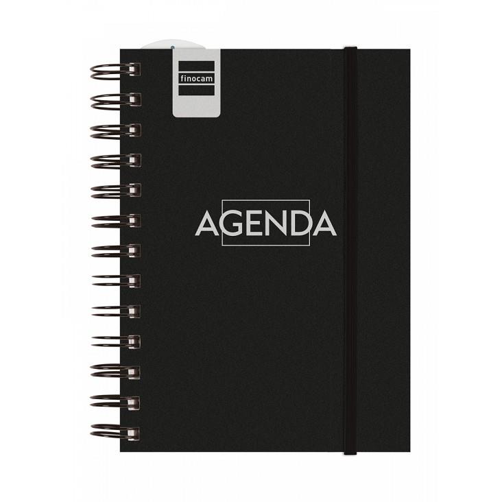 AGENDA CURSO FINOCAM 2024/25 SEMANA VISTA  HORIZONTAL MINI 1/8 NEGRA | 8422952377740 | Librería Castillón - Comprar libros online Aragón, Barbastro