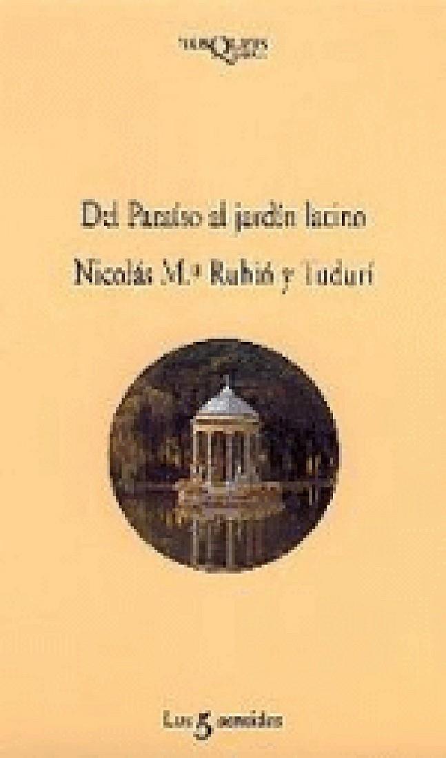 DEL PARAISO AL JARDIN LATINO (LOS 5 SENTIDOS) | 9788472238084 | RUBIO Y TUDURI, NICOLAS | Librería Castillón - Comprar libros online Aragón, Barbastro