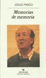MEMORIAS DE MEMORIA (NH) | 9788433924728 | PARDO, JESUS | Librería Castillón - Comprar libros online Aragón, Barbastro