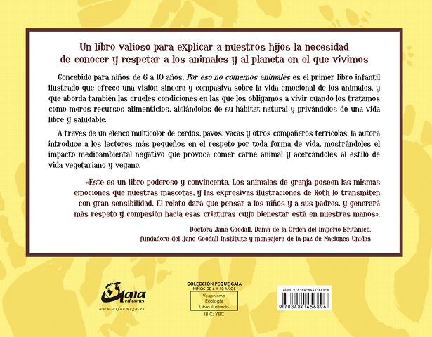 Por eso no comemos animales | 9788484456896 | Roth, Ruby | Librería Castillón - Comprar libros online Aragón, Barbastro