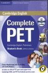 Complete PET for Spanish Speakers Student's Book without answers with CD-ROM | 9788483237397 | Heyderman, Emma; May, Peter; Cambridge ESOL | Librería Castillón - Comprar libros online Aragón, Barbastro