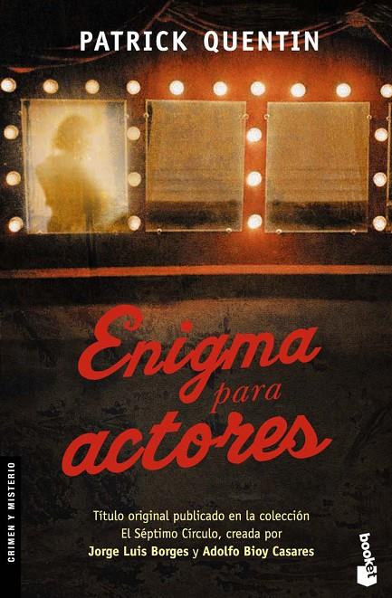 ENIGMA PARA ACTORES - BOOKET | 9788408067788 | QUENTIN, PATRICK | Librería Castillón - Comprar libros online Aragón, Barbastro