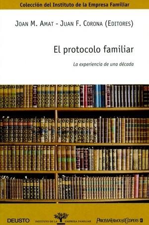 El protocolo familiar | 9788423424672 | Amat, Joan María | Librería Castillón - Comprar libros online Aragón, Barbastro