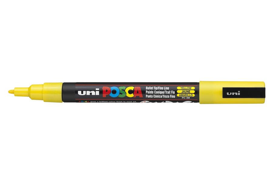 UNIBALL POSCA PC3M 0.9-1.3MM AMARILLO | 4902778915820 | Librería Castillón - Comprar libros online Aragón, Barbastro