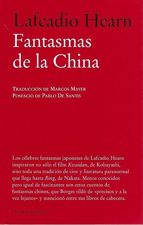 FANTASMA DE LA CHINA, EL | 9788483930786 | HEARN, LAFCADIO | Librería Castillón - Comprar libros online Aragón, Barbastro