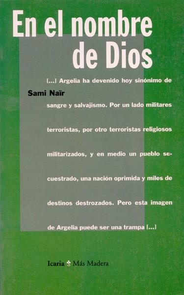 EN EL NOMBRE DE DIOS | 9788474262636 | NAIR, SAMI | Librería Castillón - Comprar libros online Aragón, Barbastro