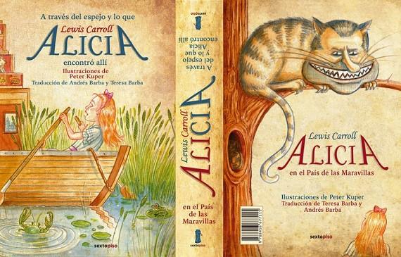 Alicia en el país de las maravillas / a través del espejo | 9788416677115 | Peter Kuper / Lewis Carroll | Librería Castillón - Comprar libros online Aragón, Barbastro