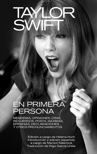 TAYLOR SWIFT: EN PRIMERA PERSONA | 9788418404603 | Hunt, Helena | Librería Castillón - Comprar libros online Aragón, Barbastro