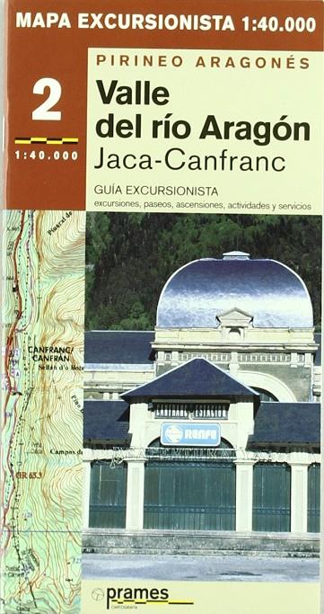 MAPA VALLE DEL RIO ARAGON JACA CANFRANC 1:40000 | 9788483211328 | Cosculluela Tobarías, Mario | Librería Castillón - Comprar libros online Aragón, Barbastro