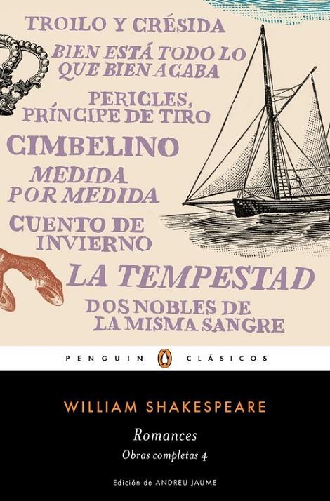 Romances (Obra completa Shakespeare 4) | 9788491051374 | William Shakespeare | Librería Castillón - Comprar libros online Aragón, Barbastro