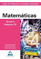 PROFESORES ESO MATEMATICAS TEMARIO 3 | 9788466579315 | GOMEZ GOMEZ, JESUS | Librería Castillón - Comprar libros online Aragón, Barbastro