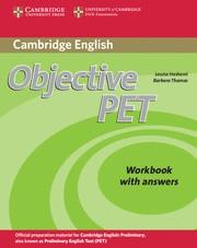 OBJECTIVE PET WORKBOOK + KEY (2ªED) | 9780521732710 | HASHEMI, LOUISE; THOMAS, BARBARA | Librería Castillón - Comprar libros online Aragón, Barbastro