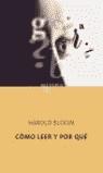 COMO LEER Y POR QUE (QUINTETO) | 9788433968210 | BLOOM, HAROLD | Librería Castillón - Comprar libros online Aragón, Barbastro