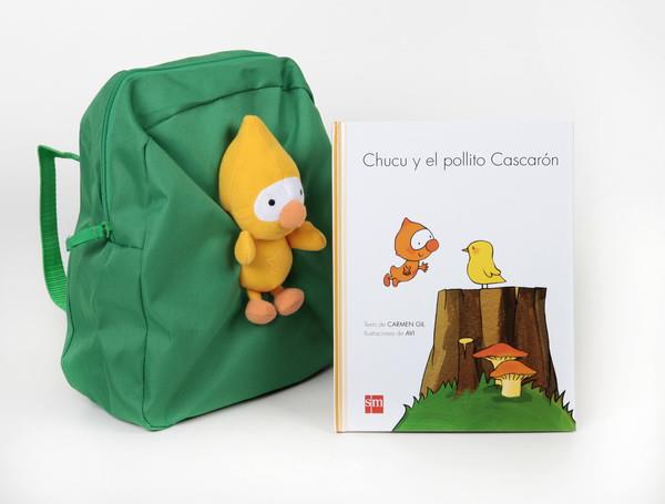 CHUCU Y EL POLLITO CASCARON (LIBRO + MOCHILA) | 9788467550054 | GIL, CARMEN | Librería Castillón - Comprar libros online Aragón, Barbastro