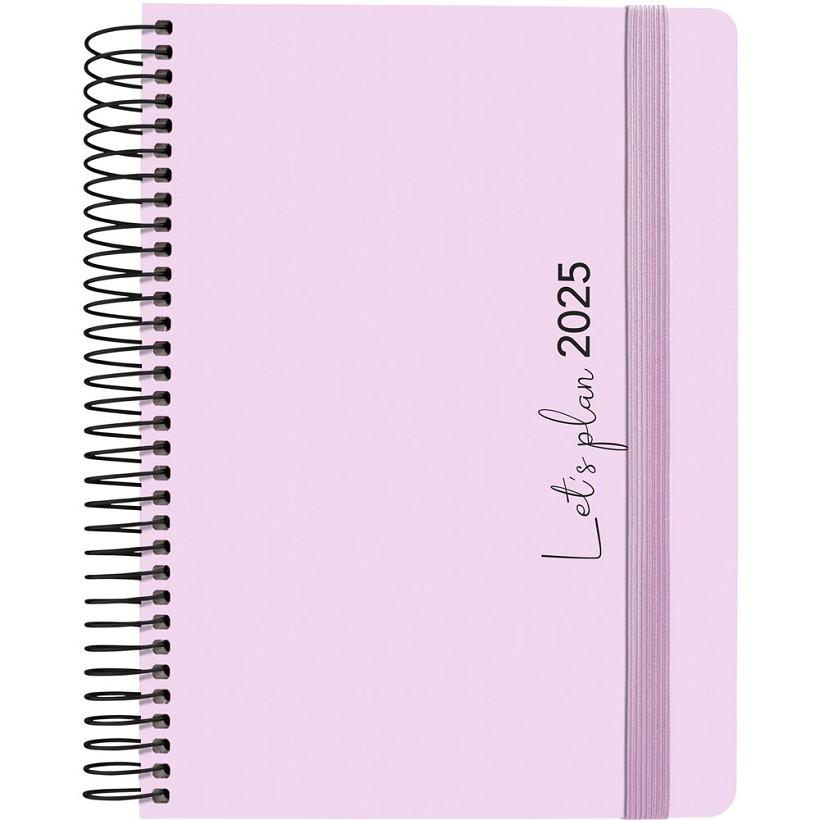 AGENDA 2025 GRAFOPLAS COLORS 15X21CM DÍA PÁGINA SOFT ESPIRAL METALICA CUATRILINGUE LAVANDA | 8413623172689 | Librería Castillón - Comprar libros online Aragón, Barbastro