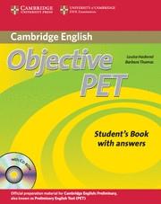 OBJECTIVE PET (SELF STUDY PACK) (2º.ED) ALUM+CDROM+CD+KEY | 9780521732727 | HASHEMI, LOUISE; THOMAS, BARBARA | Librería Castillón - Comprar libros online Aragón, Barbastro